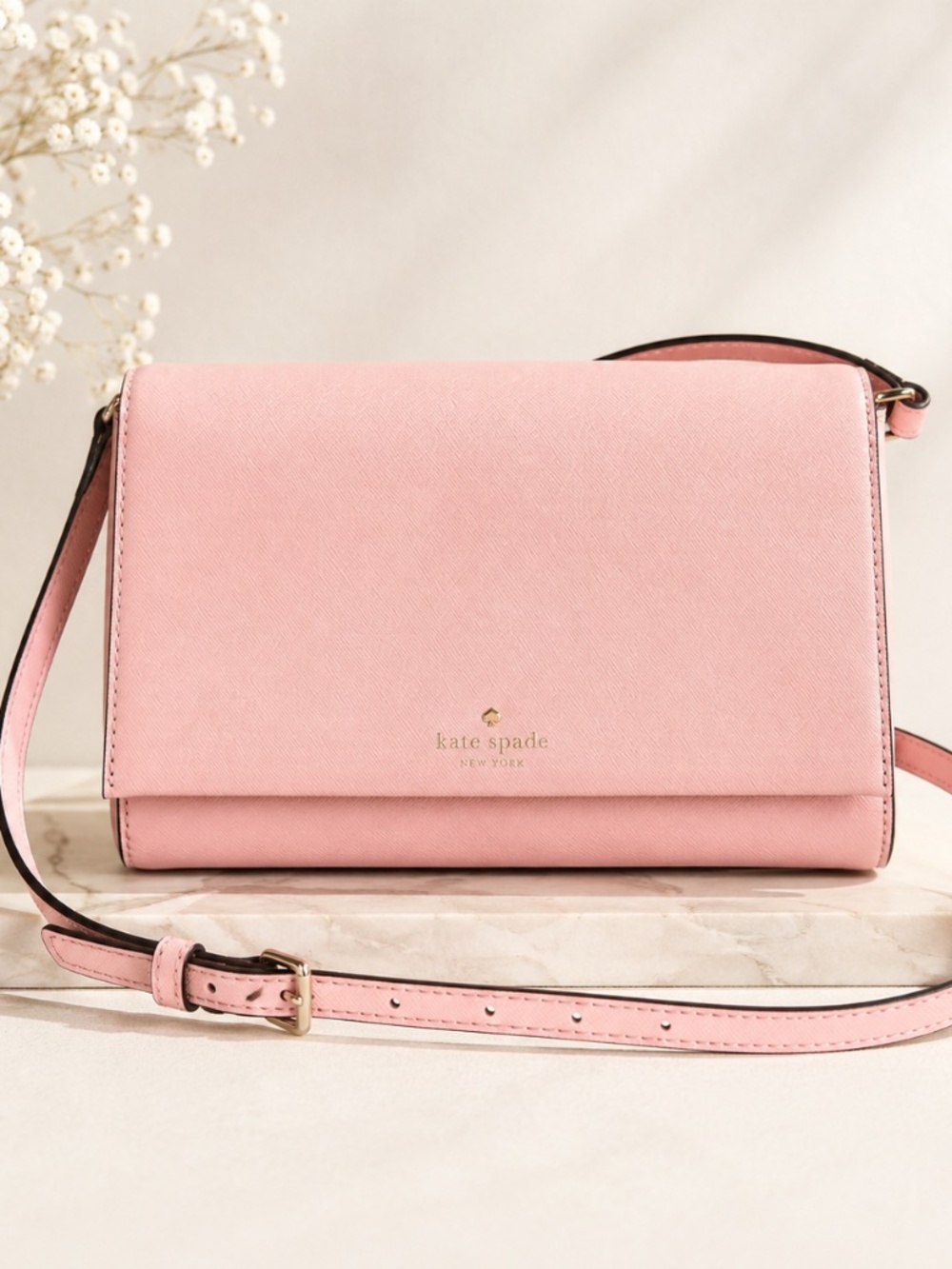 Kate Spade New York Light Pink Crossbody Bag